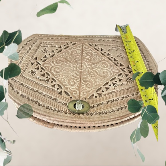 vintage Genuine Leather Handmade Messenger Boho Crossbody Bag Gift No tags - Picture 15 of 15